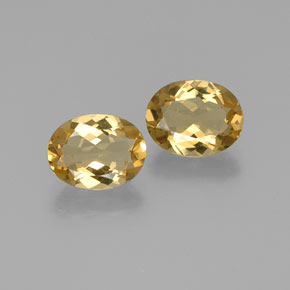 Pedras preciosas de berilo dourado amarelo natural de  ct, corte oval, VVS