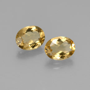 Pedras preciosas de berilo dourado amarelo natural de  ct, corte oval, VVS