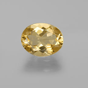 Berilo Dourado Amarelo Natural 2.03ct, Corte Oval, VVS