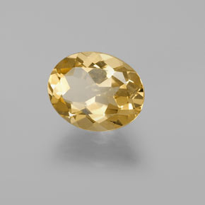 Berilo Dourado Amarelo Natural 2.03ct, Corte Oval, VVS