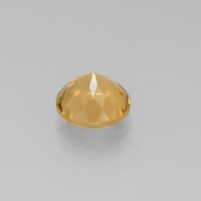 Berilo dourado amarelo natural 2,85ct, corte redondo, VVS