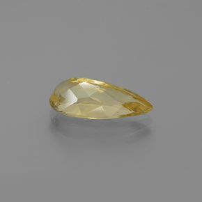 Berilo dourado amarelo natural 2,12ct, formato de pêra, VVS