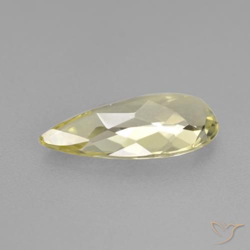 Berilo Dourado Luz amarela Natural 2.04ct, Formato de pêra, VVS