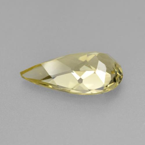Berilo dourado amarelo natural 1,94ct, formato de pêra, VVS