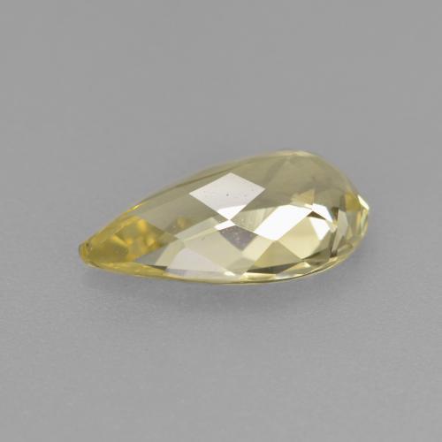 Berilo Dourado Amarelo Dijon Natural 1.32ct, Formato de pêra, VVS