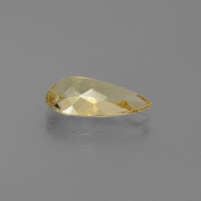 Berilo dourado amarelo natural 2,13ct, formato de pêra, VVS