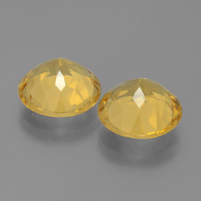 Pedras preciosas de berilo dourado amarelo natural de  ct, corte redondo, VVS-VS