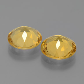 Pedras preciosas de berilo dourado amarelo natural de  ct, corte redondo, VVS-VS