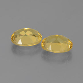 Pedras preciosas de Berilo Dourado Dourado médio natural de 3.41 ct, Corte Oval, VVS-VS