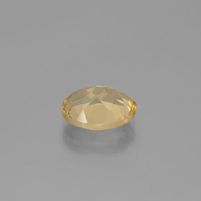 Berilo dourado amarelo natural 1,72ct, corte oval, VVS