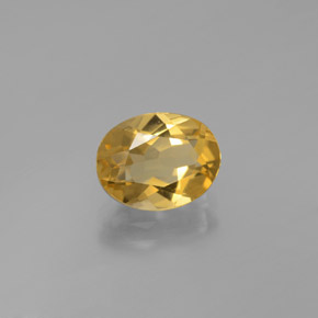 Berilo dourado amarelo natural 1,83ct, corte oval, VVS