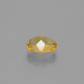 Berilo dourado amarelo natural 1,83ct, corte oval, VVS