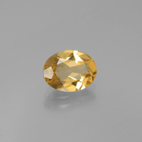 Berilo dourado amarelo natural 1,60ct, corte oval, VVS-VS