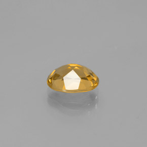 Berilo dourado amarelo natural 1,68ct, corte oval, VVS-VS