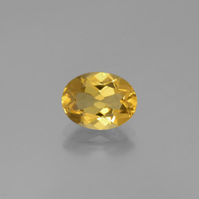 Berilo dourado dourado natural 1,62ct, corte oval, VVS-VS