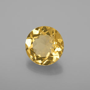 Berilo dourado amarelo natural 2,70ct, corte redondo, VVS-VS