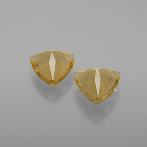 Pedras preciosas de berilo dourado amarelo natural de  ct, trillion, VVS-VS