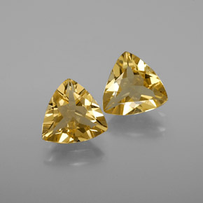 Pedras preciosas de berilo dourado amarelo natural de  ct, trillion, VVS-VS