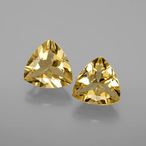 Pedras preciosas de berilo dourado amarelo natural de  ct, trillion, VVS-VS