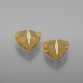 Pedras preciosas de berilo dourado amarelo natural de  ct, trillion, VVS-VS