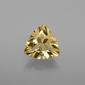 Berilo dourado amarelo natural 1,35ct, trillion, VVS-VS