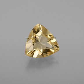 Berilo dourado amarelo natural 1,35ct, trillion, VVS-VS