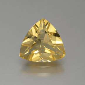 Berilo dourado amarelo natural 1,28ct, trillion, VVS