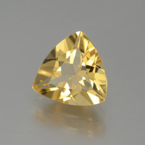 Berilo dourado amarelo natural 1,35ct, trillion, VVS