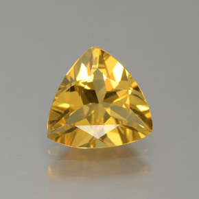 Berilo dourado amarelo natural 1,27ct, trillion, VVS-VS