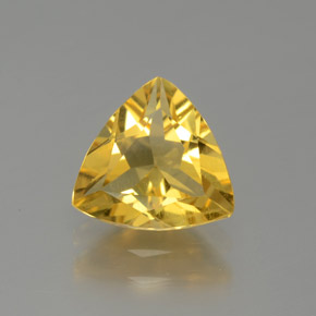 Berilo dourado amarelo natural 1,16ct, trillion, VVS-VS