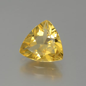 Berilo dourado amarelo natural 1,16ct, trillion, VVS-VS