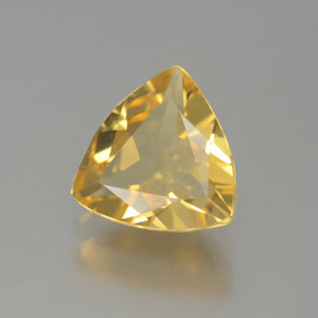 Berilo dourado amarelo natural 1,32ct, trillion, VVS-VS
