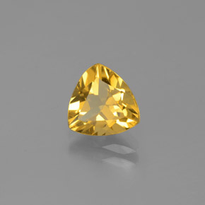 Berilo dourado amarelo natural 1,47ct, trillion, VVS-VS