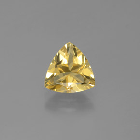 Berilo dourado amarelo natural 1,33ct, trillion, VVS-VS