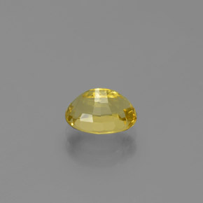 Berilo dourado amarelo natural 1,32ct, corte oval, VVS