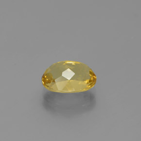 Berilo dourado amarelo natural 1,68ct, corte oval, VVS-VS