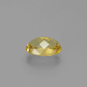 Berilo dourado amarelo natural 1,62ct, corte oval, VVS