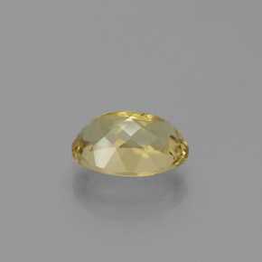 Berilo dourado amarelo natural 2,26ct, corte oval, VVS-VS