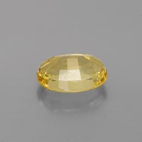 Berilo Dourado Amarelo Natural 1.23ct, Corte Oval, VVS