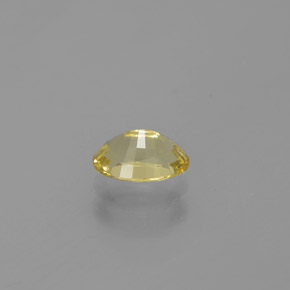 Berilo dourado amarelo natural 0,56ct, corte oval, VVS-VS
