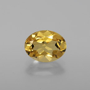 Berilo Dourado Amarelo Natural 1.14ct, Corte Oval, VVS-VS