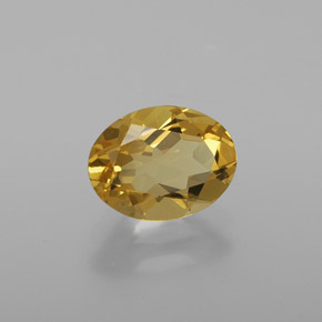 Berilo Dourado Amarelo Natural 1.14ct, Corte Oval, VVS-VS