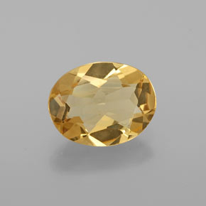 Berilo dourado amarelo natural 1,35ct, corte oval, VVS-VS