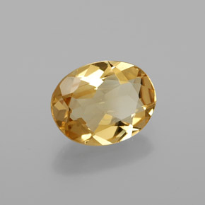 Berilo dourado amarelo natural 1,35ct, corte oval, VVS-VS