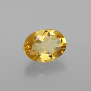 Berilo Dourado Amarelo Natural 1.16ct, Corte Oval, VVS-VS