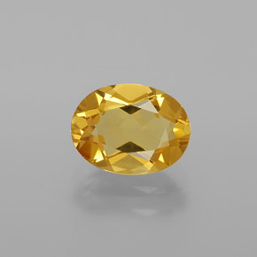 Berilo Dourado Amarelo Natural 1.23ct, Corte Oval, VS