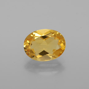 Berilo dourado amarelo natural 1,14ct, corte oval, VVS-VS