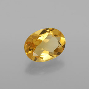 Berilo dourado amarelo natural 1,14ct, corte oval, VVS-VS