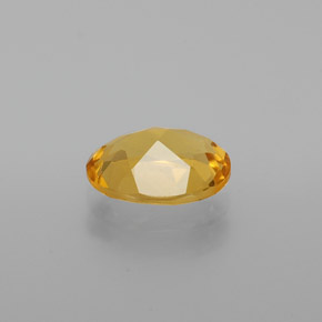 Berilo dourado amarelo natural 1,14ct, corte oval, VVS-VS