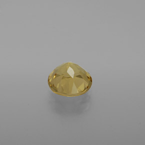 Berilo dourado amarelo natural 1,25ct, corte redondo, VS